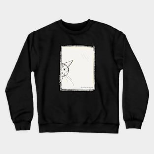 le chat me regard Crewneck Sweatshirt